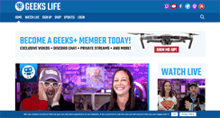 Desktop Screenshot of geekslife.com